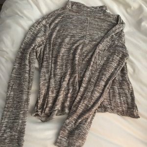 Long sleeve mock turtleneck